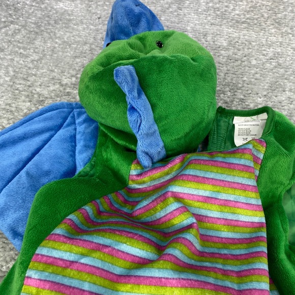 Target Baby Dragon Costume 6-12 Months Halloween Outfit Green‎ Blue - Picture 6 of 9